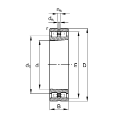 ALS NN3018-AS-K-M-SP, (j) DIN 5412-4 (bio)(zhn)Ҫߴ, ǶλS, pУFF 1:12 ɷx, ּpСď(ni)϶ƹ