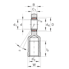 US GIL35-UK-2RS, (j) DIN ISO 12 240-4 (bio)(zhn)(ni)ݼySo(h)ɂ(c)ܷ