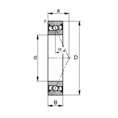 SS HSS71913-E-T-P4S, {(dio)(ji)Ɍb|  = 25㣬ɂ(c)ܷǽ|ƹ