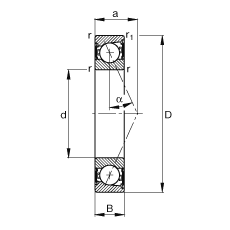 SS B7211-E-2RSD-T-P4S, {(dio)(ji)Ɍb|  = 25㣬ɂ(c)ܷǽ|ƹ
