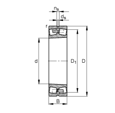 {(dio)ĝLS 24196-B-K30-MB, (j) DIN 635-2 ˜ʵҪߴ, FF 1:30