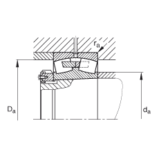 {(dio)ĝLS 24196-B-K30-MB, (j) DIN 635-2 ˜ʵҪߴ, FףF 1:30
